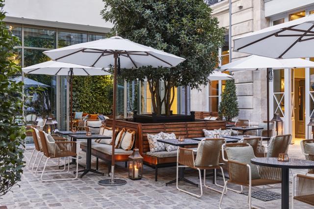 La terrasse.