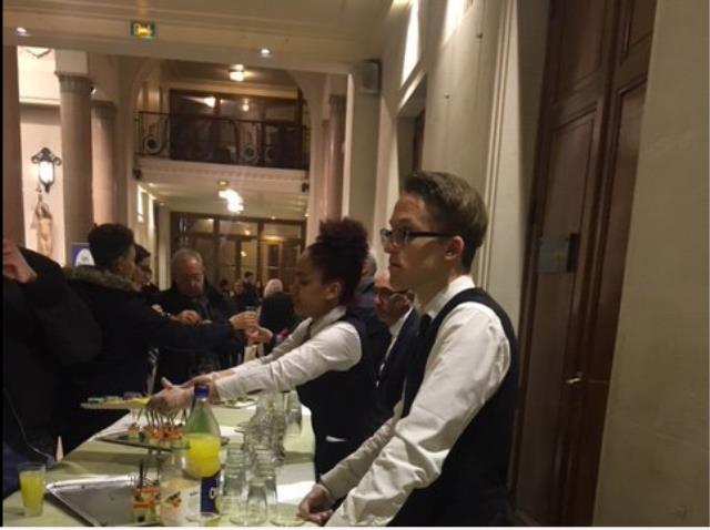 Les CAP Restaurant du lycée Camille Claudel ont servi le buffet