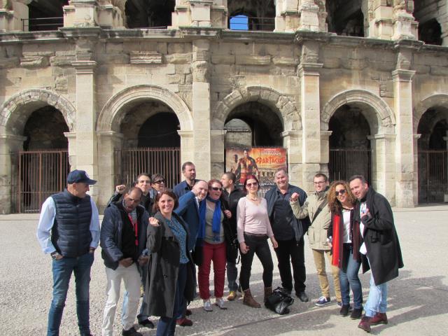 Visite guidée -et très conviviale- de Nîmes