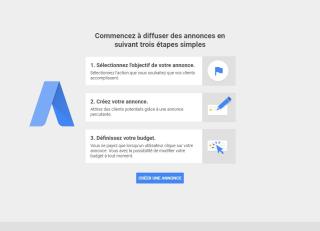 l'interface de Google Adwords Express est simplissime