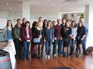 Les membres de l'association des anciens du lycée de Romas