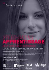 Speed Dating apprentissage restauration commerce le 9 avril et 13 juin