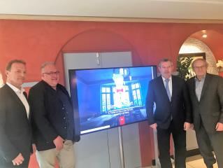 De g à d : Denis Cippolini, Laurent Duc, Roland Héguy et Jacques Barré.