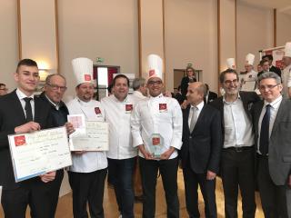 Thomas Tourcher, Bernard Vaussion, Mikael Stevenard, Arnaud Lallement, président du jury, Elysée...