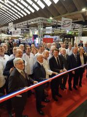 L'inaugration d'Agecotel 2018 en présence de Joël Robuchon, Christian Estrosi, Eric Ciotti, Alain...