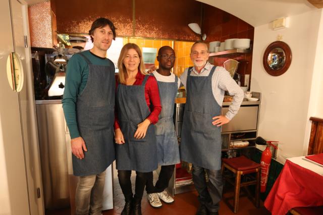 Axel, Danièle, Kimo et Dominique : tous pour La Merenda !