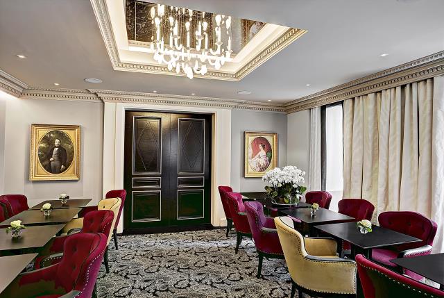 Le lounge bar de la Villa Haussmann, Paris VIIIe