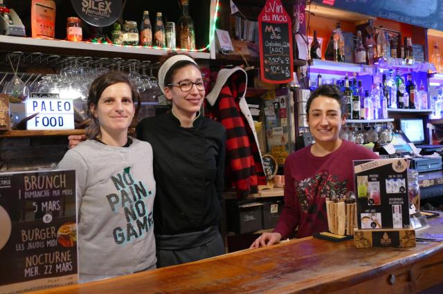 L'équipe de Silex et Fourchette, Audrey, Sarah et Anne