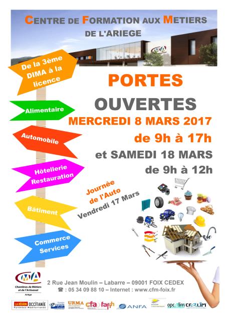 Journées portes ouvertes au CFM de l'Ariège