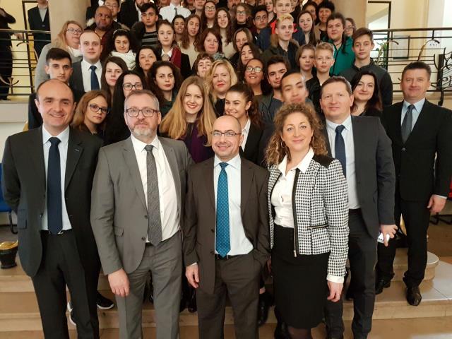 Le personnel du lycée Jean Drouant a reçevant ses partenaires Européens dans le cadre du projet Erasmus +