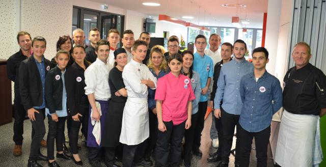 Les apprentis de l'IMT et leurs professeurs mobilisés pour ce 4e diner gastro organisé le 27 avril au profit des Restos du Coeur