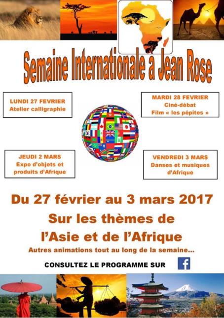 Semaine internationale au lycée Jean Rose : Afrique-Asie
