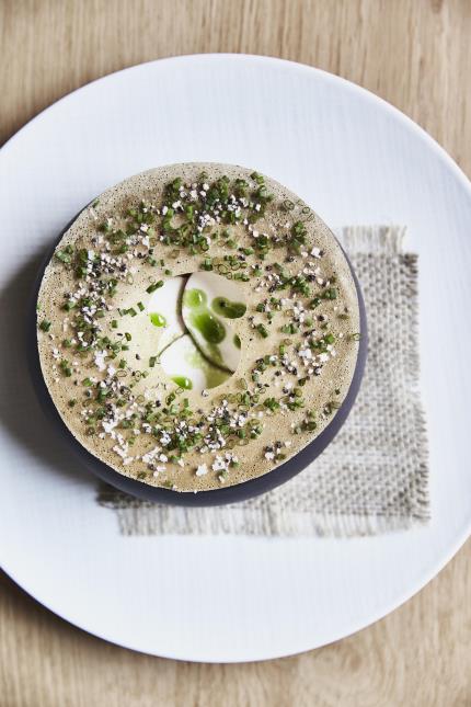 Le champignon de Paris à Fontevraud : recette de Thibaut Ruggeri