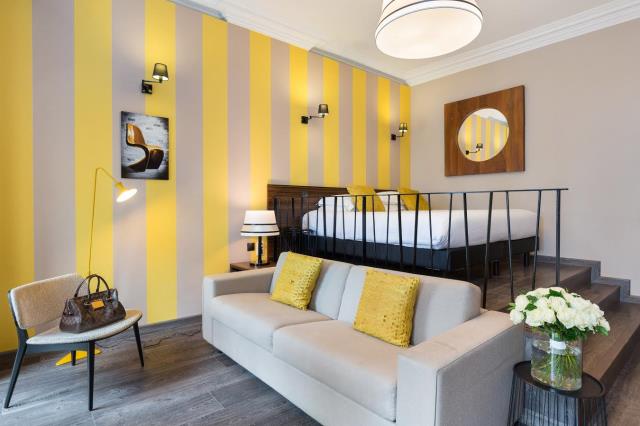 Ici, la chambre privilège de l'hôtel Brice Garden