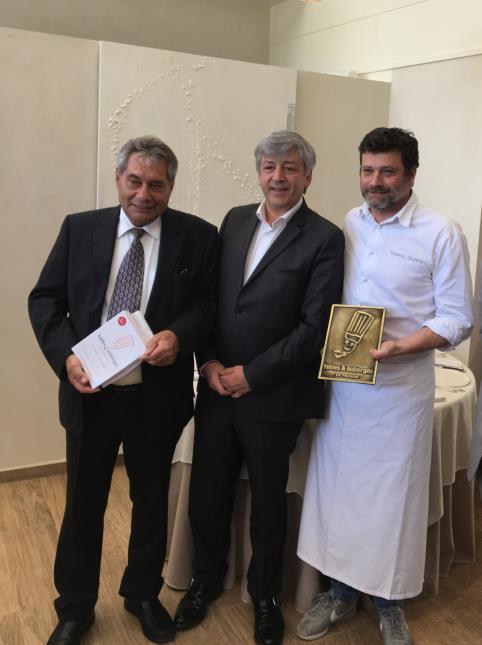 Jean Lanau, Président-Fondateur de Tables & Auberges de France, Yannick Delpech, L'Amphitryon  à Colomiers (31)