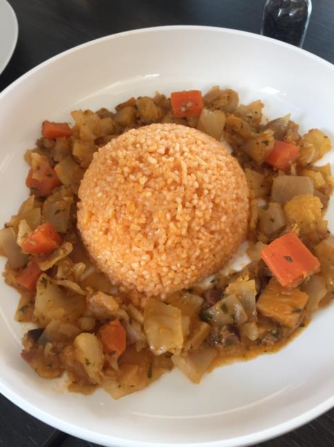 Riz rouge à la sénégalaise