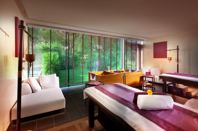L'une des huit salles du spa Cinq Mondes.
