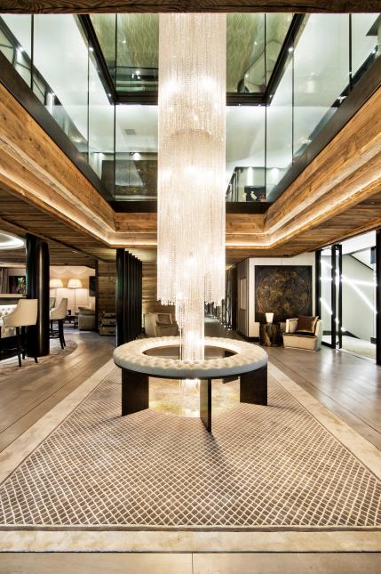 Le lobby du Ultima Gstaad