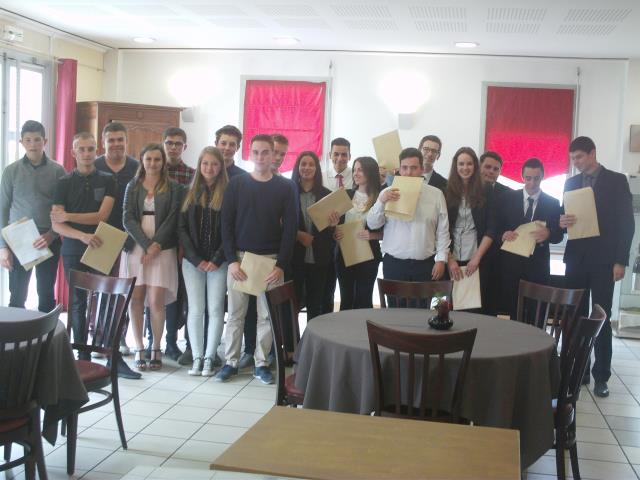 57 jeunes du lycée les Portes de Chartreuse