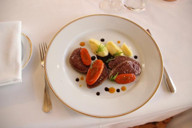 Stéphane Carrade, chef du Skiff Club: 'ce plat reflète bien ma cuisine et mon état d'esprit'