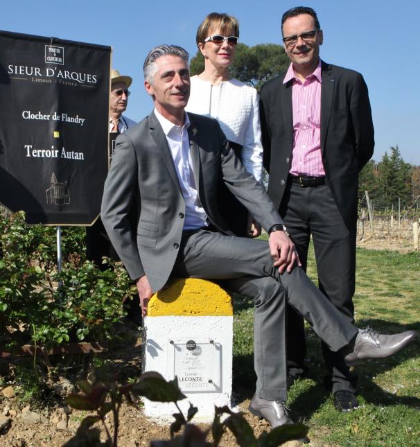 Lyonel Leconte, Dominique Loiseau et Patrick Bertron réunis dans le carré des sommeliers.