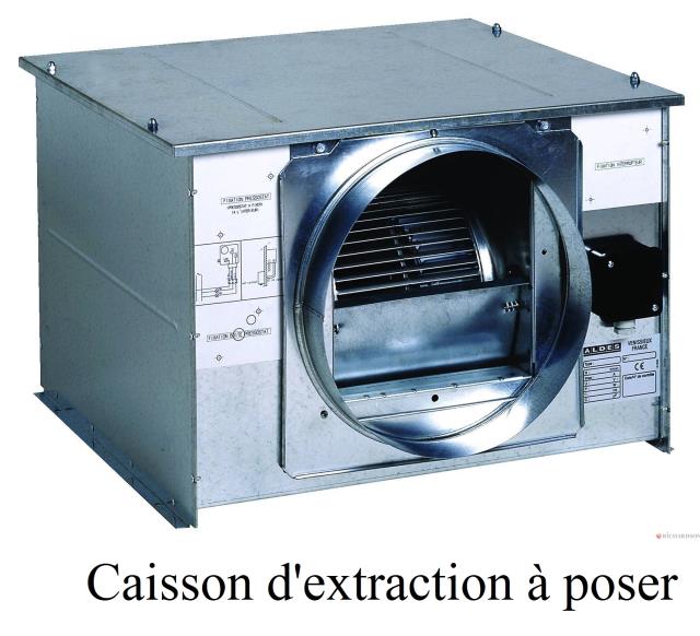 Caisson d'extraction à poser.