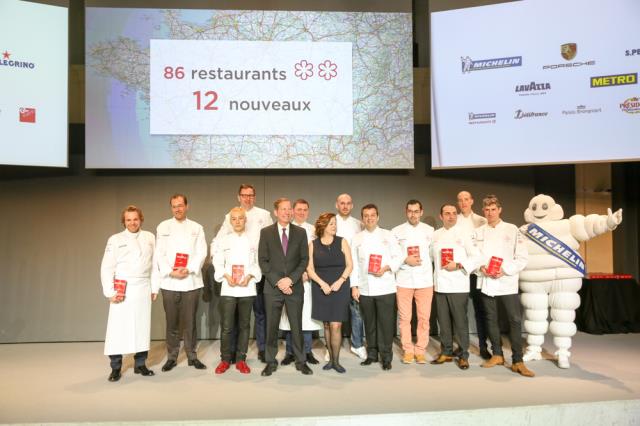 Les 12 nouveaux 2 étoiles Michelin.