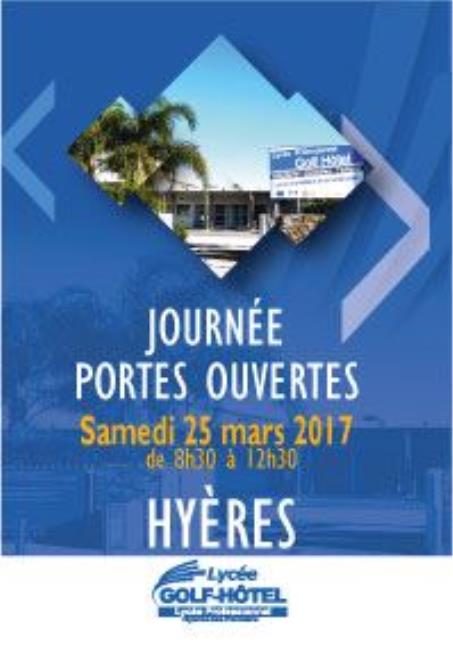 Journée portes ouvertes au lycée Golf Hotel de Hyères