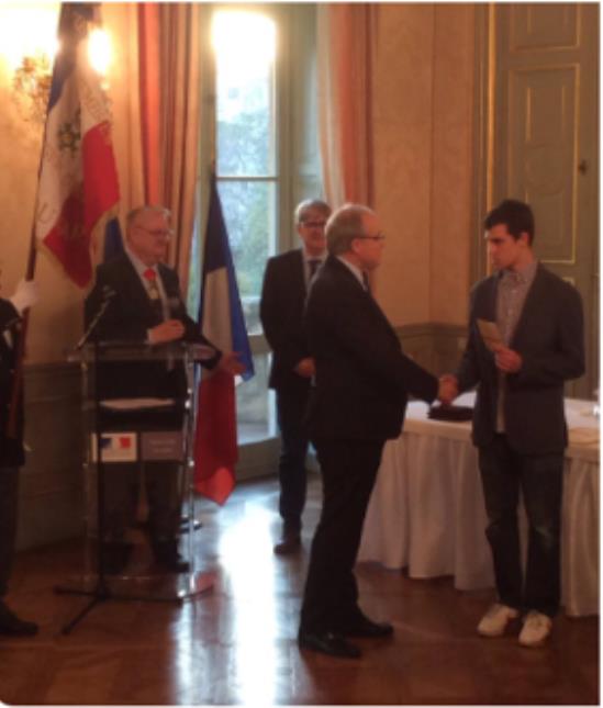 Remise des prix officielle à la préfecture de Nîmes en présence du prefet