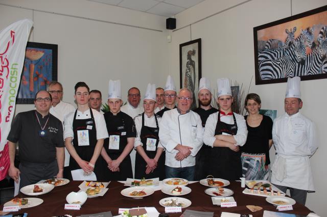 Les candidats et les membres du jury du concours La Vendée passe à Table