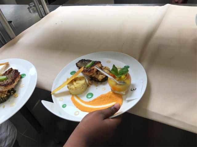 1er prix cuisine : Duo de Vivaneau