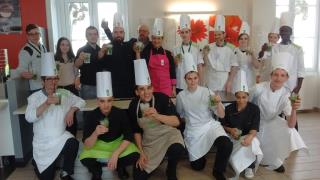 L'équipe au complet pour cette journée 'Saison des Chefs'