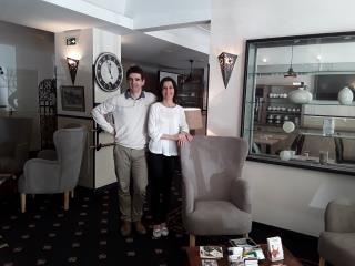 David et Amandine Minas ont donné un second souffle à l'Hôtel de France.