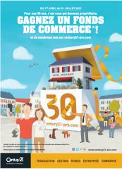 L'un des visuels de la campagne publicitaire de Century 21.