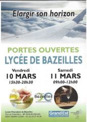Portes ouvertes au lycée de Bazeilles