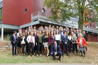 Les étudiants du MBA Hôtellerie, Restauration, Tourisme, Evénementiel de l'Ecole de savignac