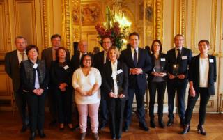 Remise des trophées par Matthias Fekl.
