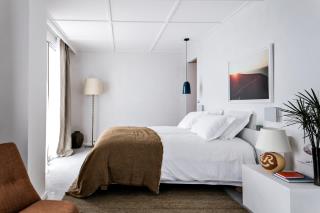 L'une des 50 chambres et suites de l'établissement.