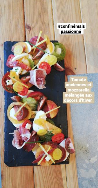 Ilan Dernaucourt : pour sa salade de tomates anciennes et mozzarella 