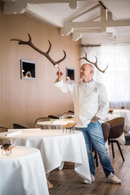 Olivier Nasti, chef deux étoiles Michelin au Chambard (Alsace)
