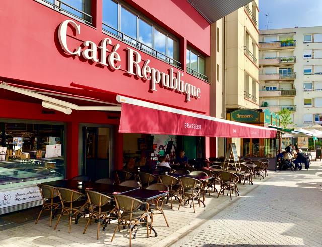 Le Café de la République a bénéficié d'une Place de la République flambant neuve après plusieurs mois de travaux