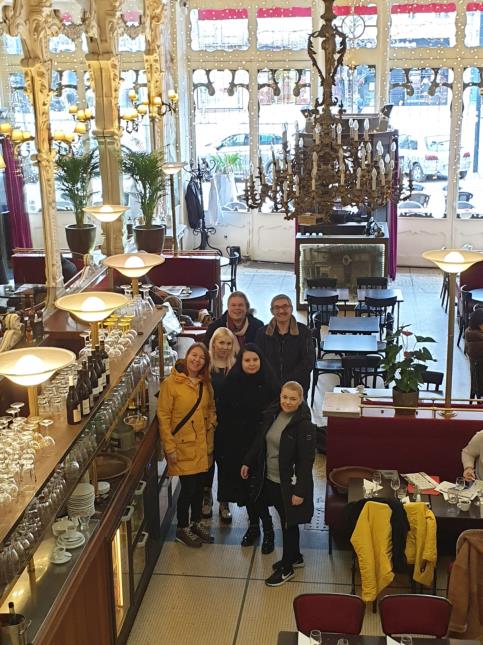 Visite du Grand café
