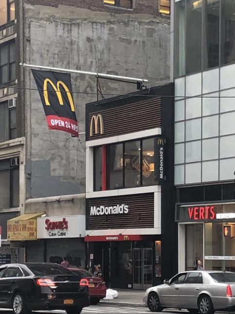 McDonald's à New York.
