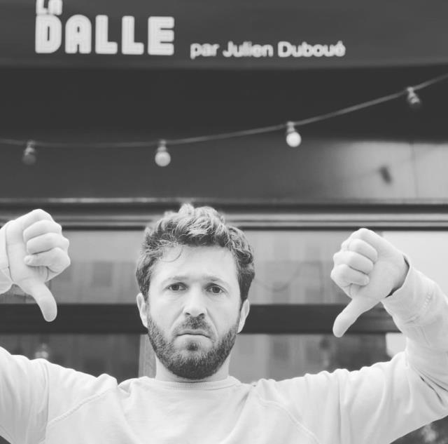Julien Duboué annonce la fermeture de La Dalle sur Instagram.