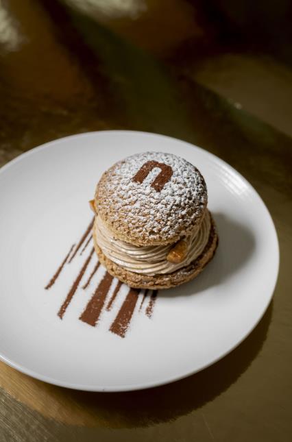 Le 'Paris-Turin' revisité au Nutella® réalisé par Loïca Soulard, en 2e année de CAP pâtissier au centre de formation de Lagord (17).