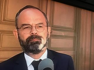 Edouard Philippe ce matin au terme du Comité interministériel du tourisme.