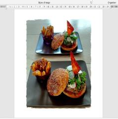 Le burger de Bastien Béal (2STHR)