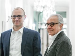 Xavier Alberti et Alain Ducasse.