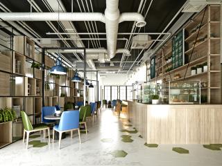 Ventilation dans un café/restaurant.