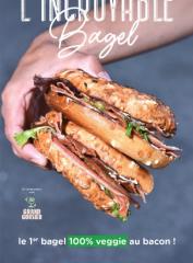 'L'Incroyable Bagel ' au bacon végétal en vente à partir du 23 septembre.